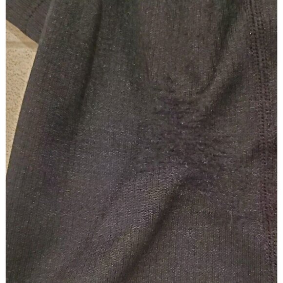 REI Quarter Zip Pullover Mens XL Black Lightweight Mock Neck Base Layer - Picture 5 of 6